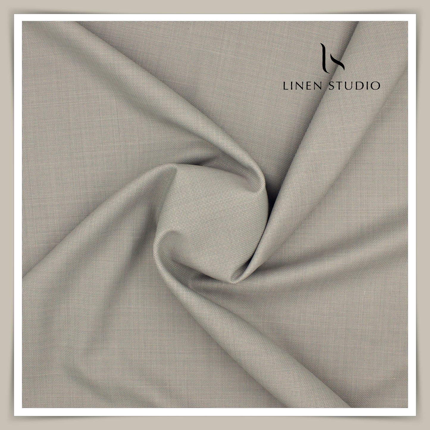 110's Poly Wool Suiting by Georgia Gullini Italy - Cement