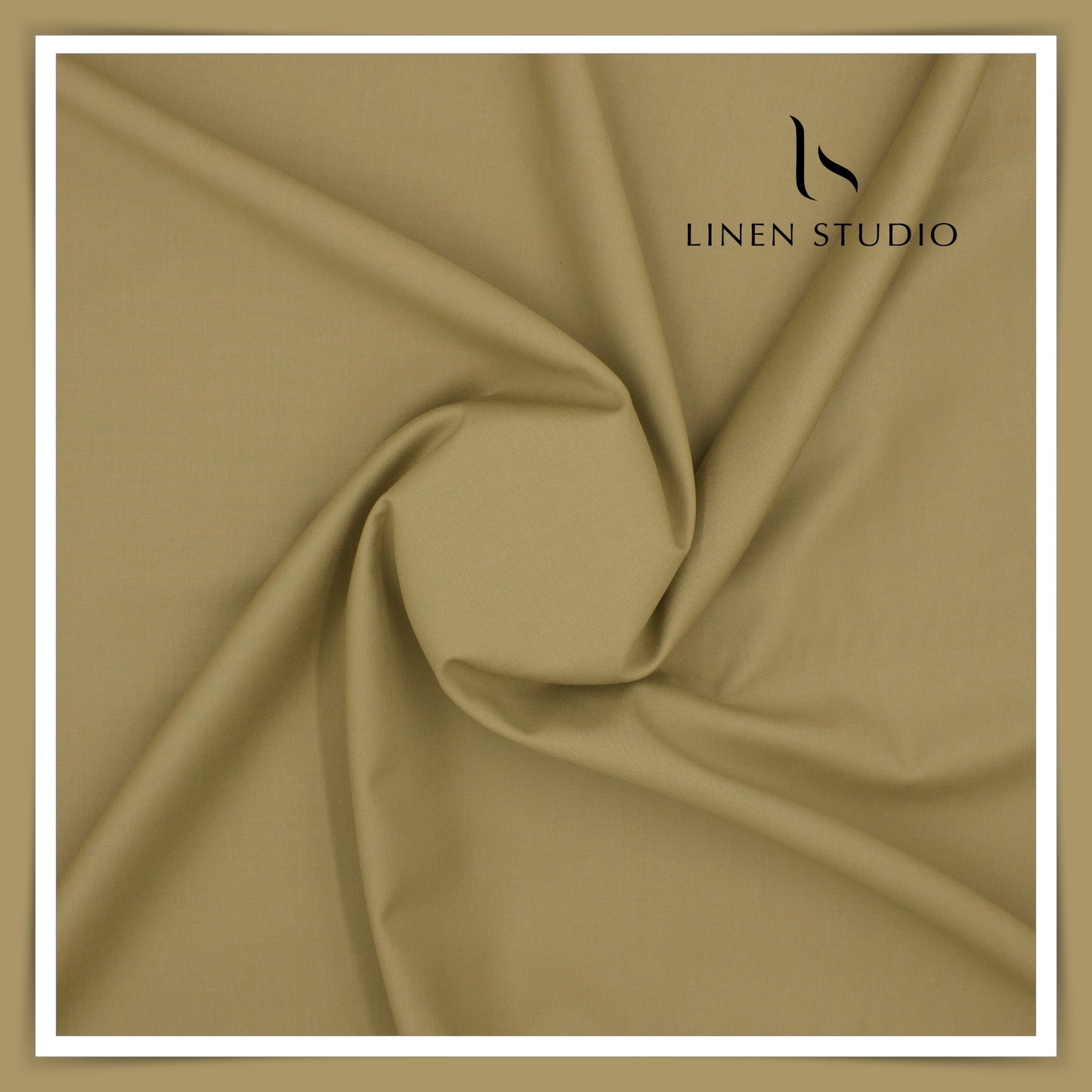 100% Wrinkle Free PV Suiting by Georgia Gullini Italy - Dark Beige