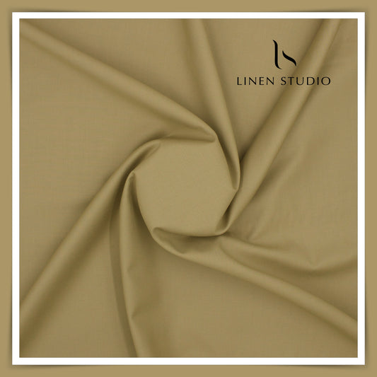 100% Wrinkle Free PV Suiting by Georgia Gullini Italy - Dark Beige