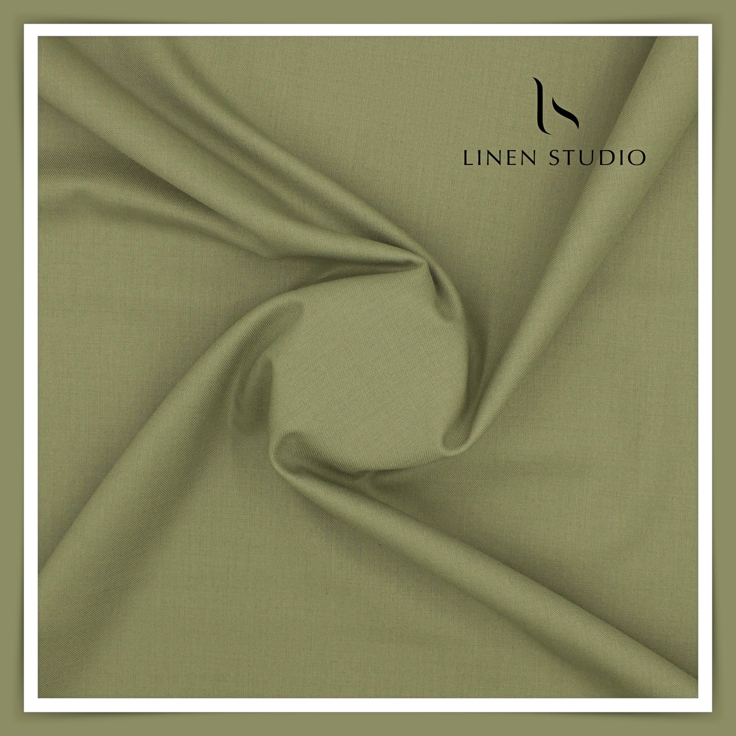 100% Wrinkle Free PW Suiting by Georgia Gullini Italy - English Green