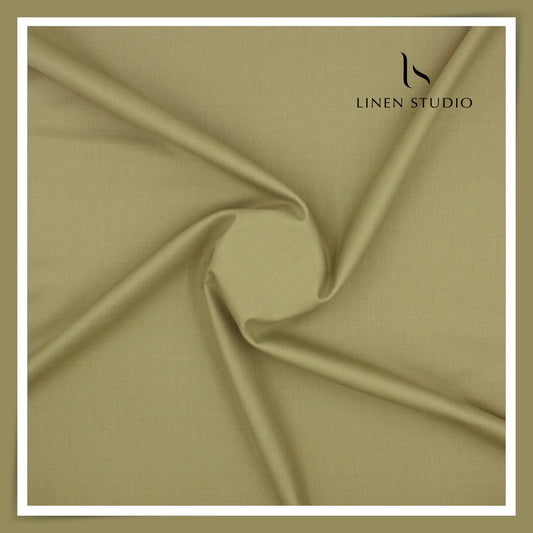 100% Wrinkle Free PW Suiting by Georgia Gullini Italy - Iguana Green (Last few mtrs) (NEW)