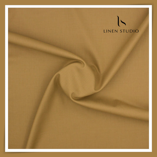 100% Wrinkle Free PW Suiting by Georgia Gullini Italy - Mocha Brown (Last few mtrs) (NEW)