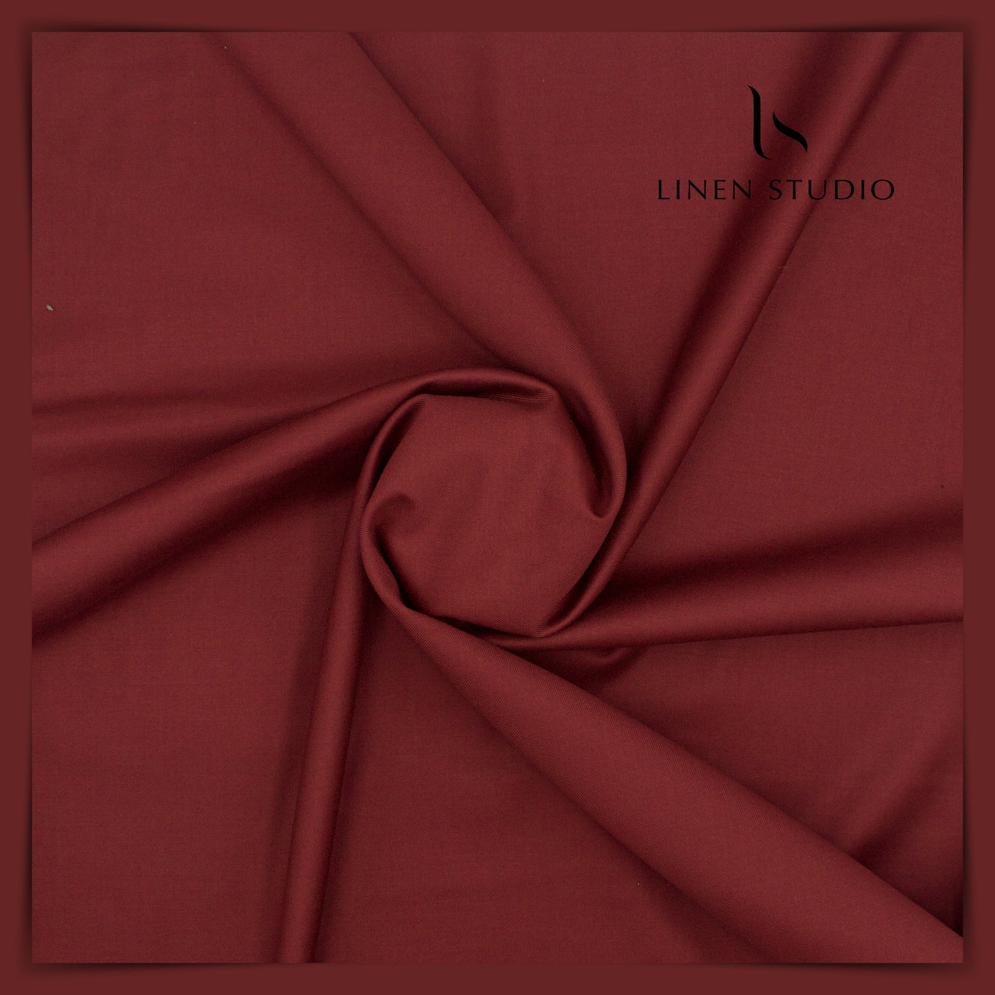 Wrinkle Free TR by Georgia Gullini Italy - Scarlet Red - Linen Studio