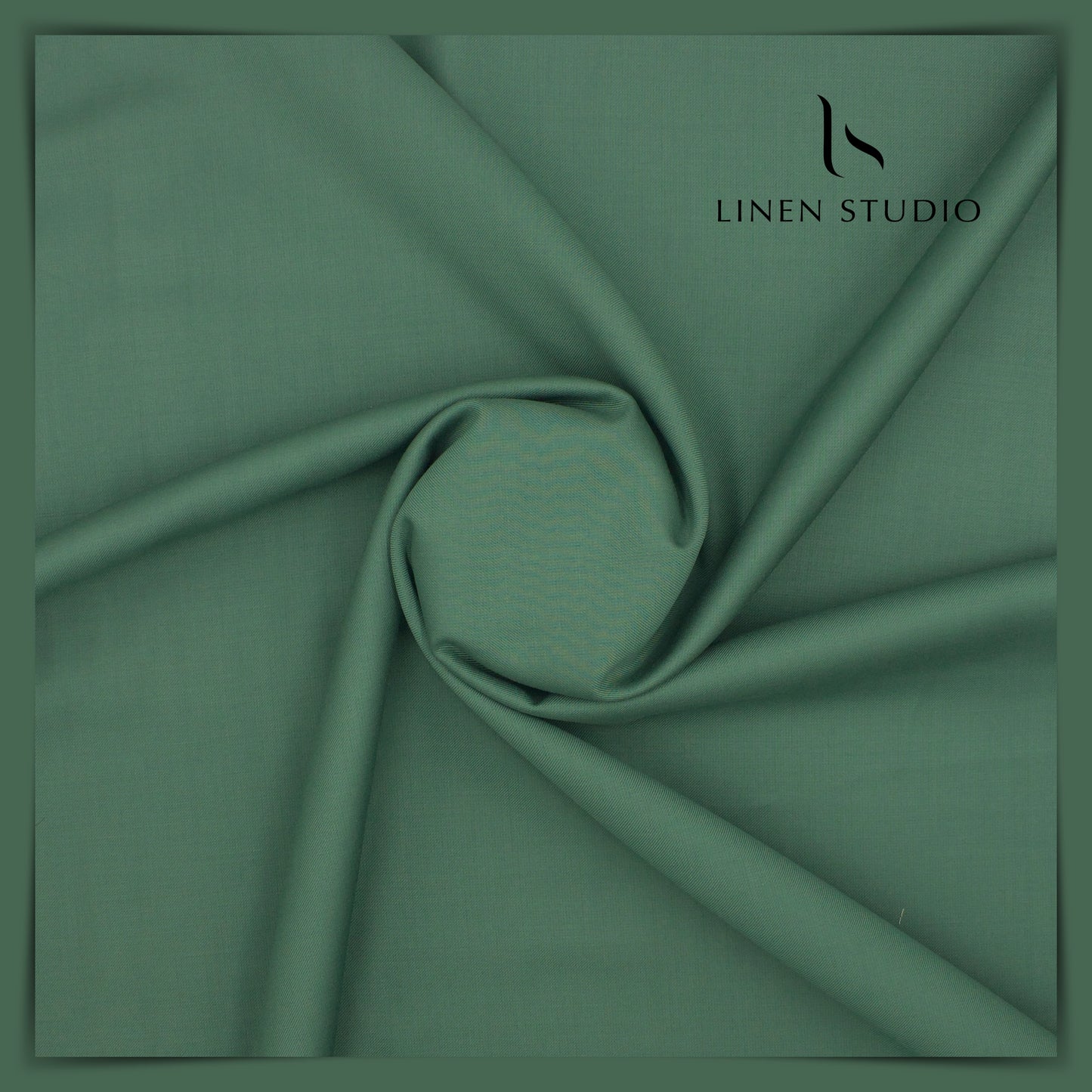 Wrinkle Free TR Quality by Georgia Gullini Italy - Sea Green (60% SALE)