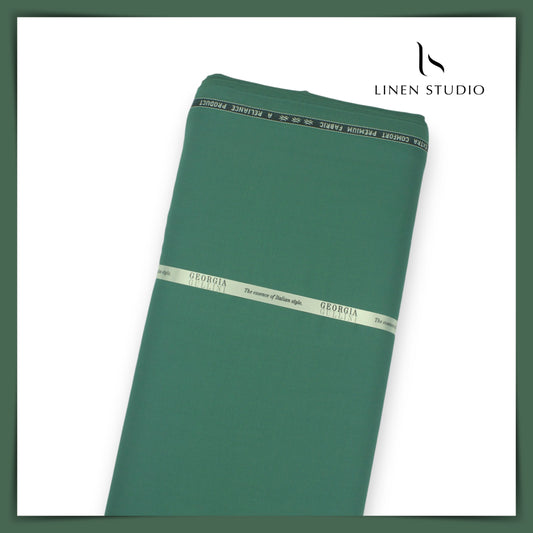Wrinkle Free TR Quality by Georgia Gullini Italy - Sea Green (60% SALE)