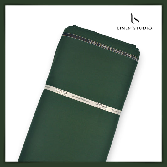 Wrinkle Free TR Quality by Georgia Gullini Italy - Dark Green (60% SALE)