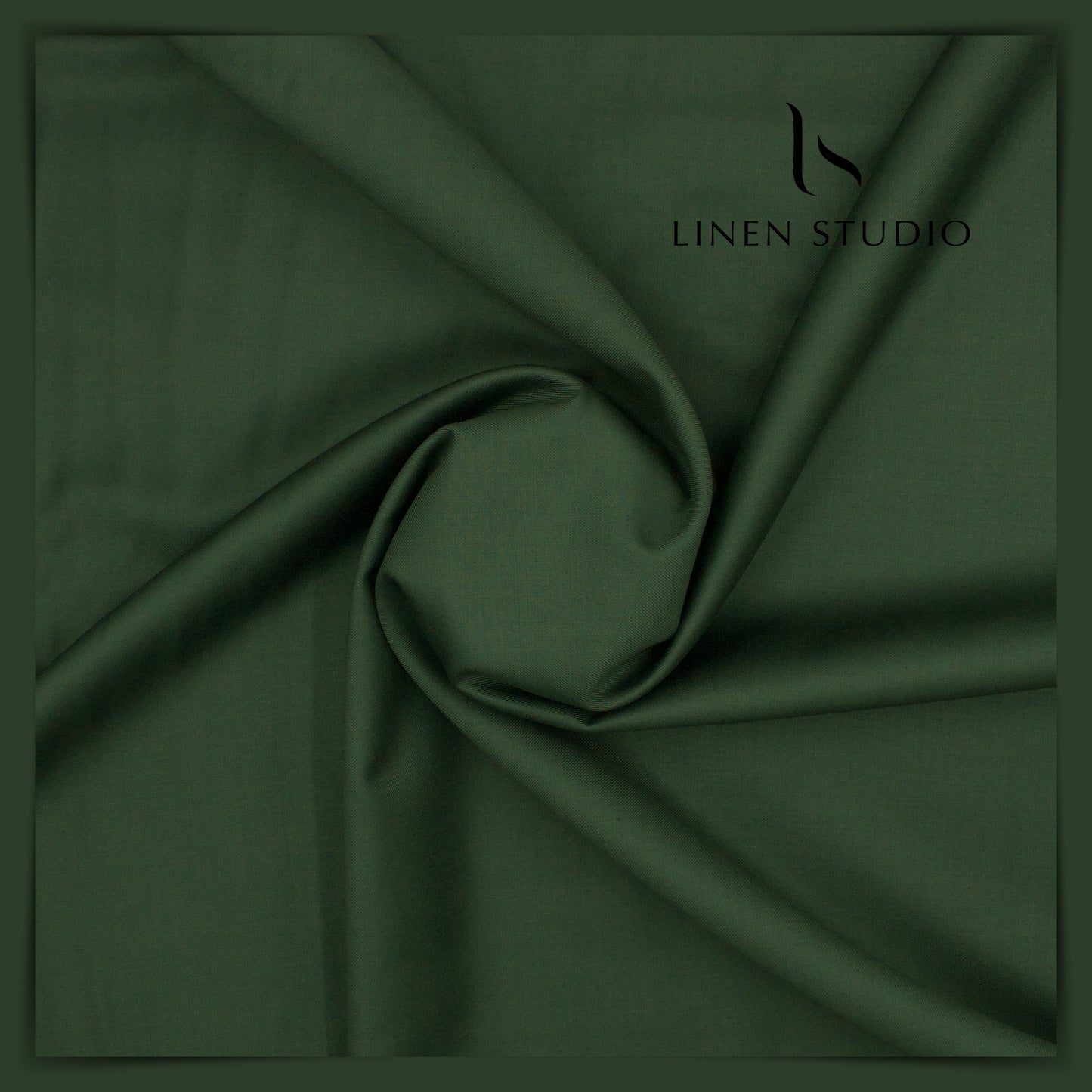Wrinkle Free TR Quality by Georgia Gullini Italy - Dark Green (60% SALE)