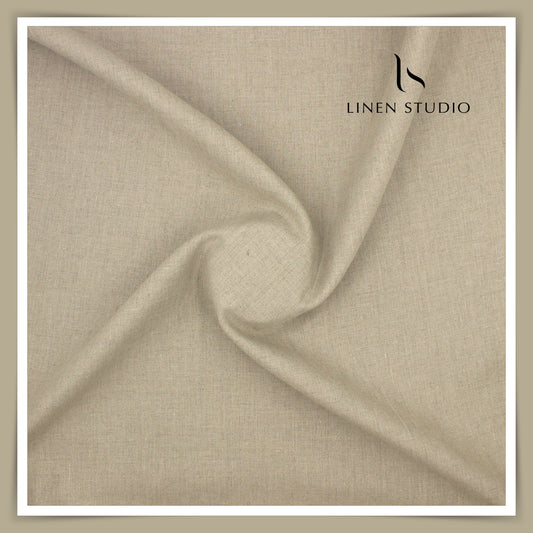 Premium Linen Suiting 40 Lea - Natural Brown (NEW)