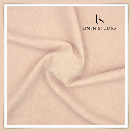 Premium Linen Suiting 40 Lea - Light Peach (Fast Selling)
