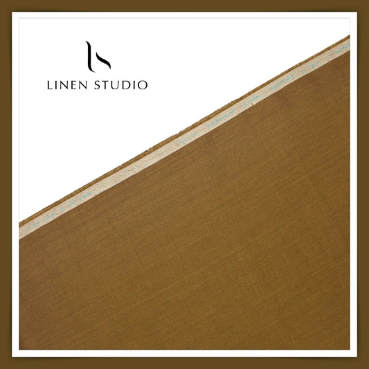 Premium Linen Suiting 40 Lea - Clay Brown (NEW)
