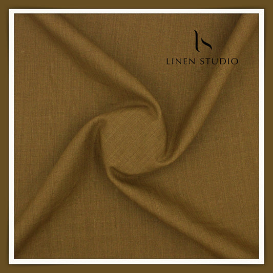 Premium Linen Suiting 40 Lea - Clay Brown (NEW)