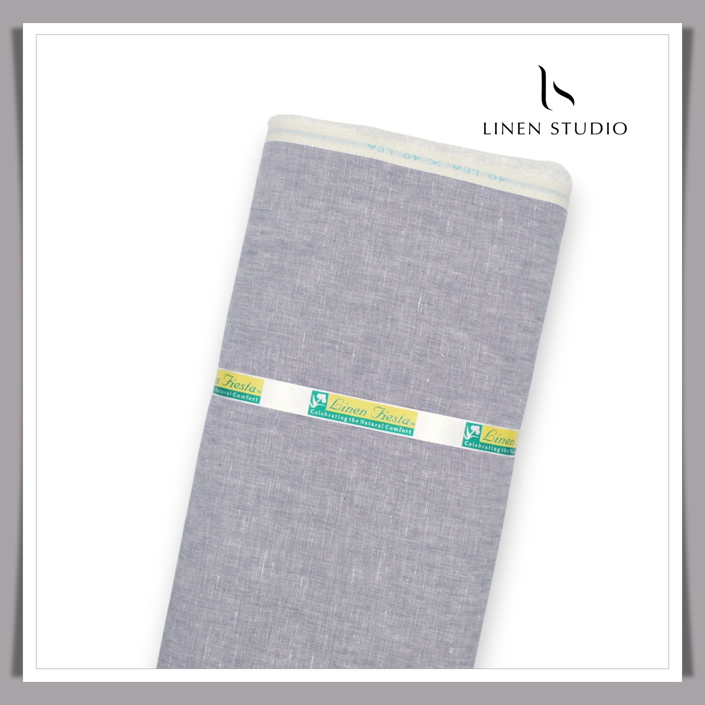 Premium Linen Suiting 40 Lea - Lavender Grey - Linen Studio