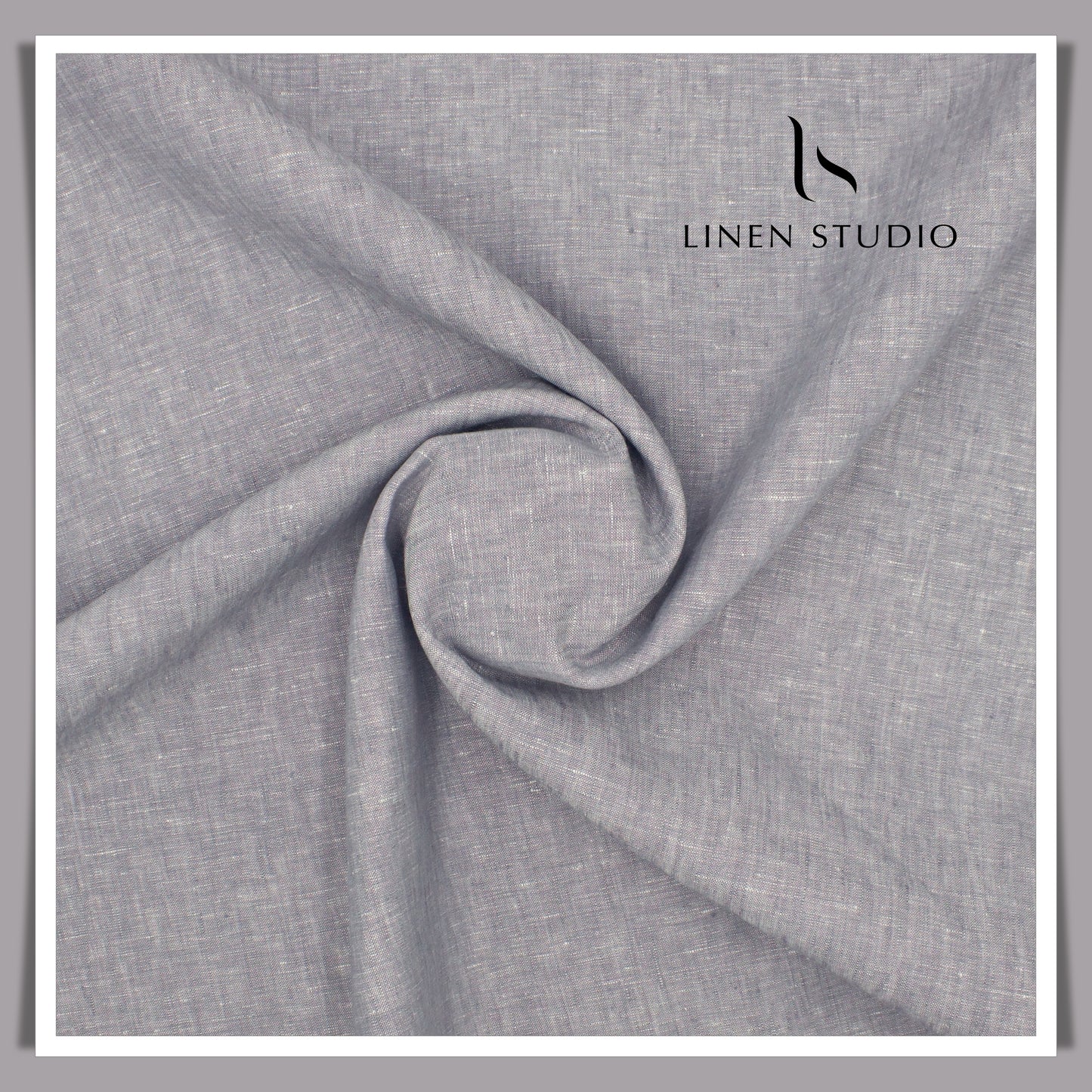 Premium Linen Suiting 40 Lea - Lavender Grey - Linen Studio
