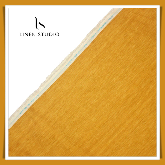 Premium Linen Suiting 60 Lea - Golden Sun - Linen Studio