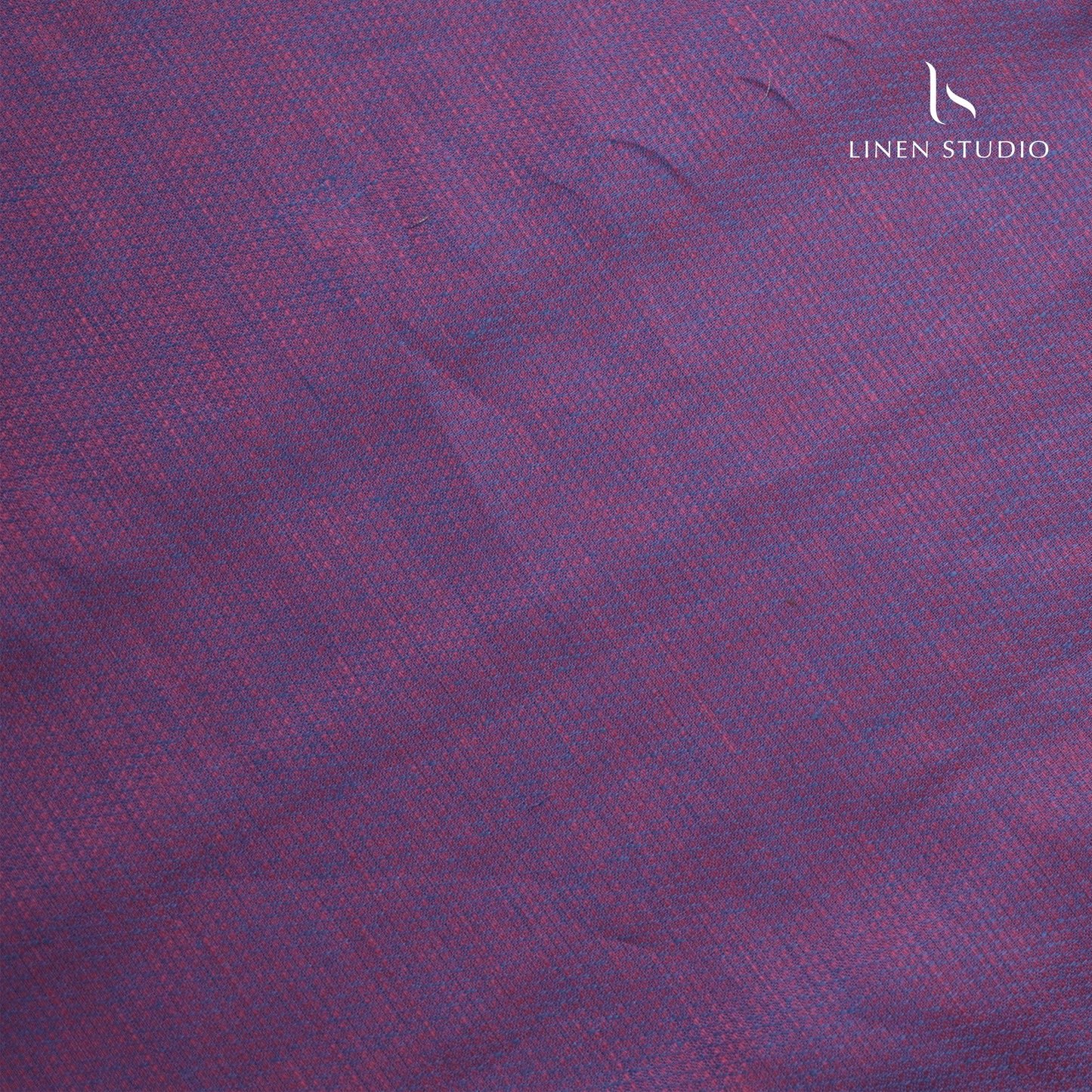 60 Lea European Linen Textured Shirting - Purlish Blue (30% SALE)