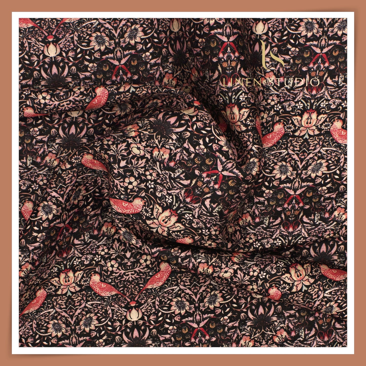Cotton Silk Digital Printed Shirting - Timir Pakshi