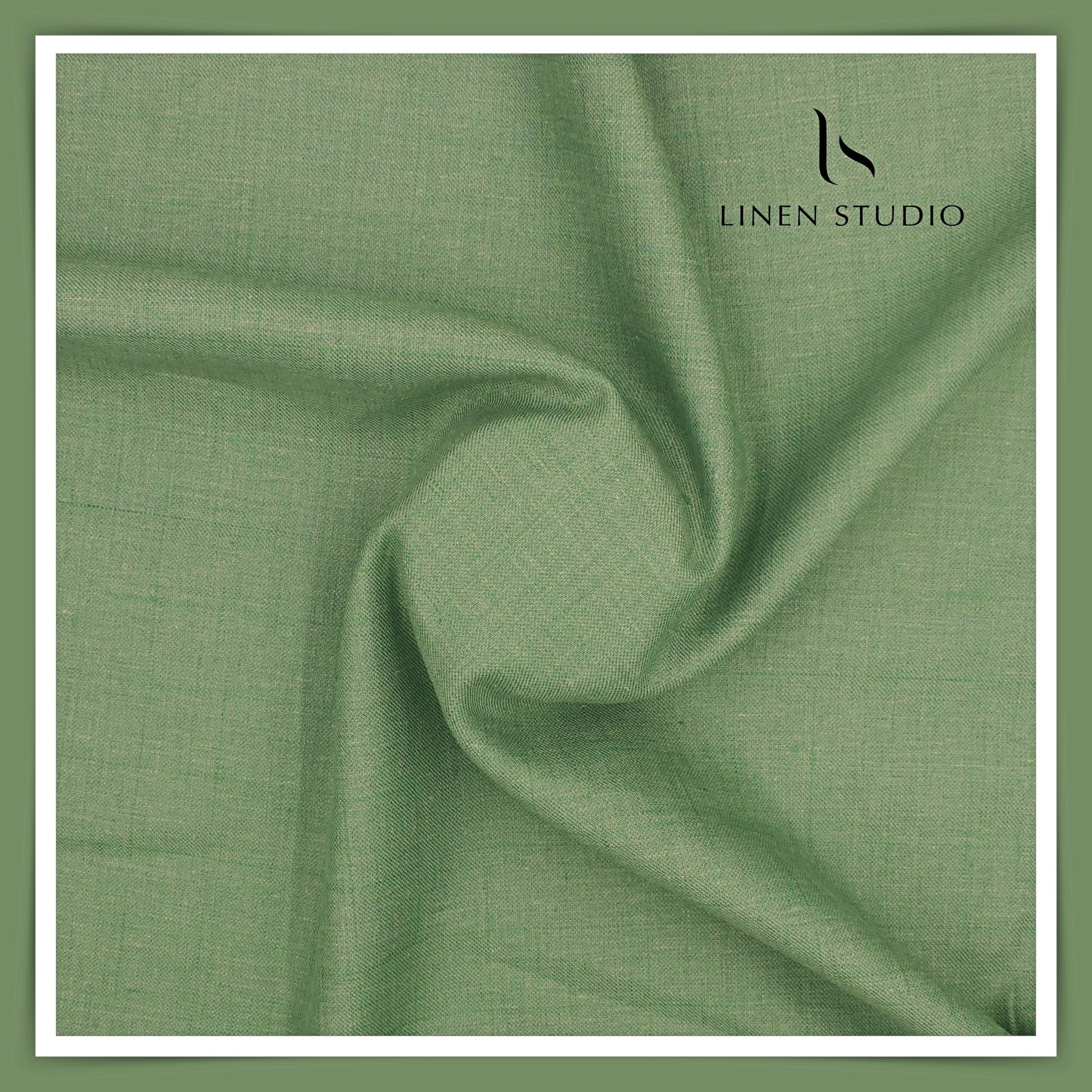 Burgoyne Pure Linen Premium Suiting - Dark Sea Green (Summer Collection)