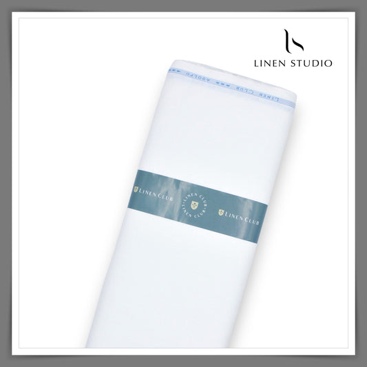 Linen Club 120 Lea x 120 Lea Bright White - ADOLFO (NEW) (Highest Quality by the Brand)