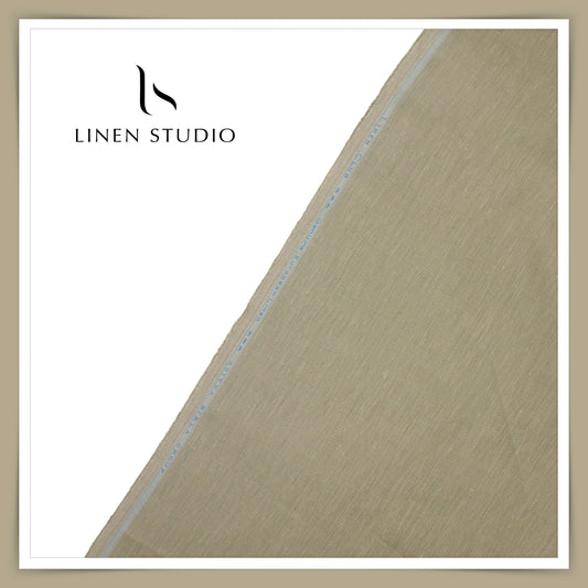 Linen Club 60 Lea Netted Shirting - Granite Green (NEW)