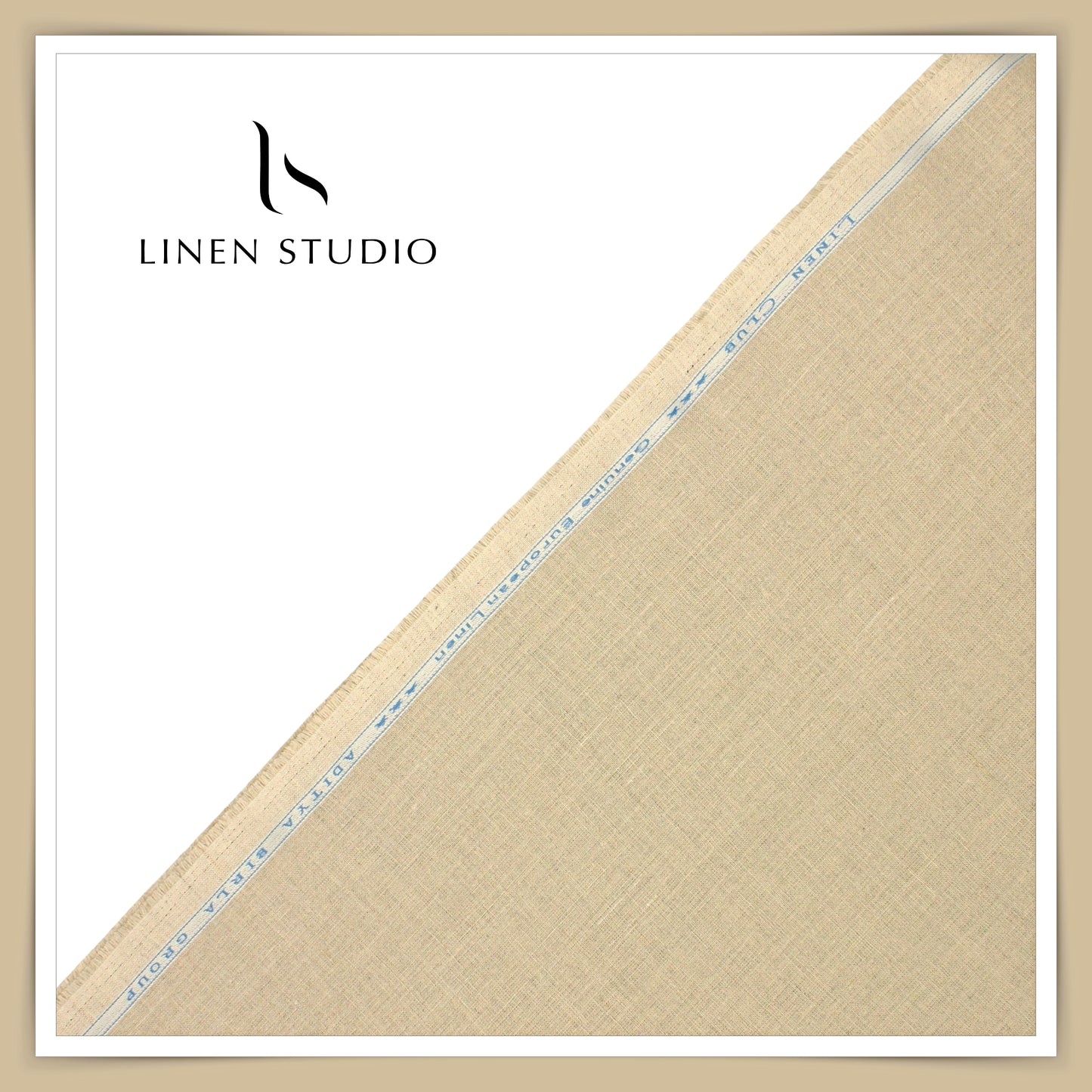 Linen Club 50 Lea x 50 Lea Natural Brown - KL48 (NEW)