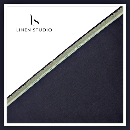 Linen Club 50 Lea Premium Linen Suiting - Dark Blue (NEW)