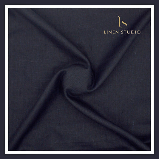 Linen Club 50 Lea Premium Linen Suiting - Dark Blue (NEW)