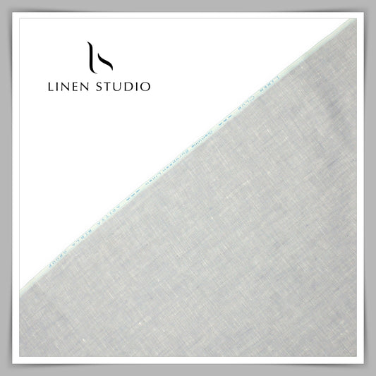 Linen Club 40 Lea Premium Linen Suiting - Pastel Grey (NEW)