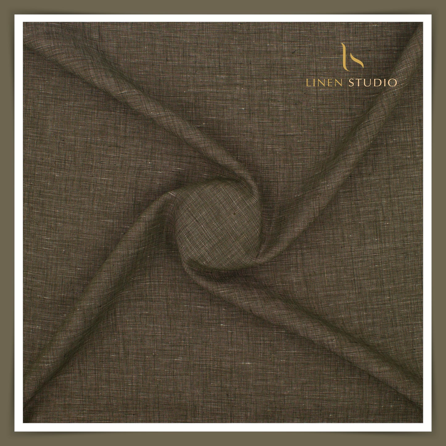 Linen Club 40 Lea Premium Textured Linen Suiting - Classic Brown (NEW)