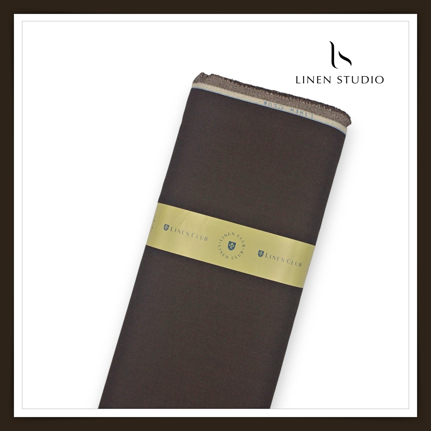 Linen Club 40 Lea Premium Linen Suiting - Iridium Brown (NEW)