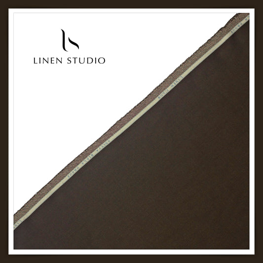 Linen Club 40 Lea Premium Linen Suiting - Iridium Brown (NEW)