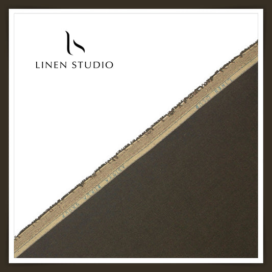 Linen Club 40 Lea Premium Linen Suiting - Greenish Brown (NEW)