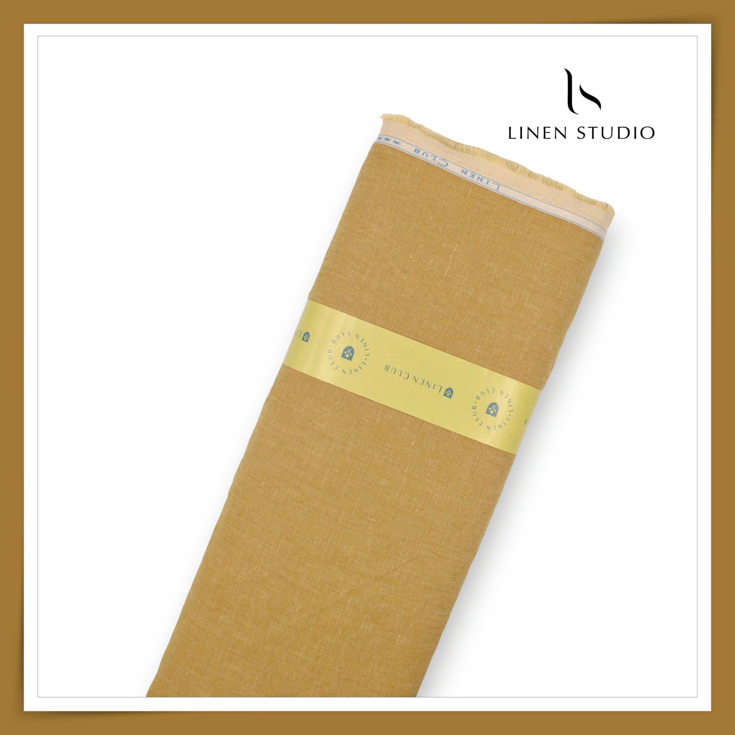 Linen Club 40 Lea Premium Linen Suiting - Antique Brass (NEW)