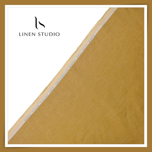 Linen Club 40 Lea Premium Linen Suiting - Antique Brass (NEW)
