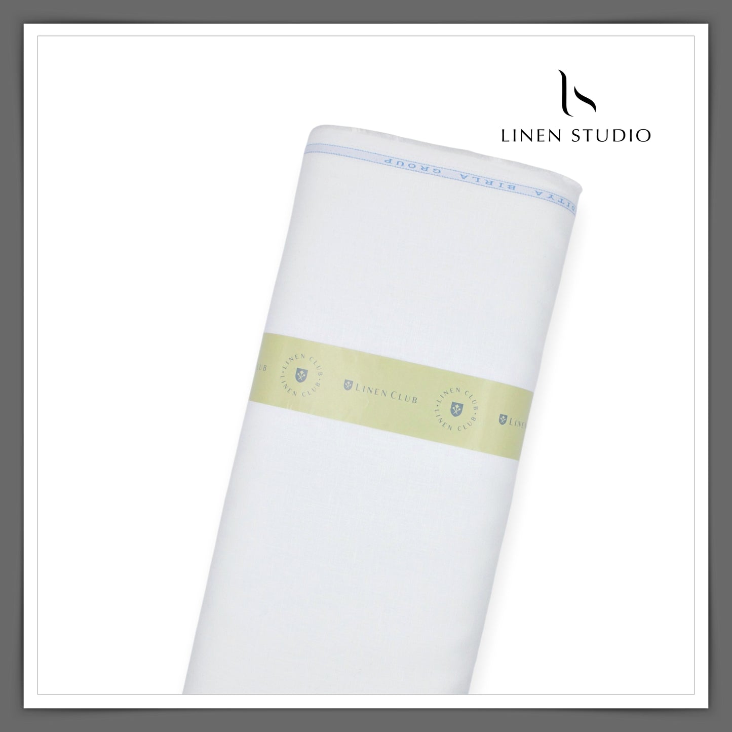 Linen Club 25 Lea Pure Linen Suiting - Bright White (NEW)
