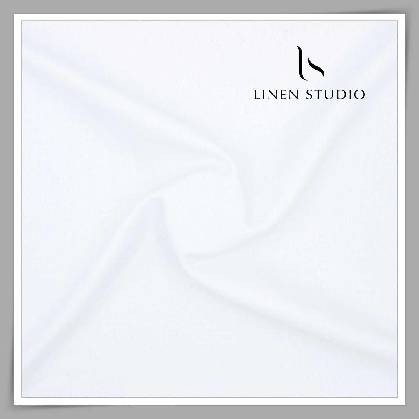 25 Lea Pure Linen Slub Suiting by Linen Fiesta - Bright White (NEW) (Limited Stock)