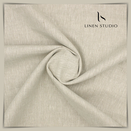 Pure Linen Trouser Fabric - Slub Cross - Linen Studio