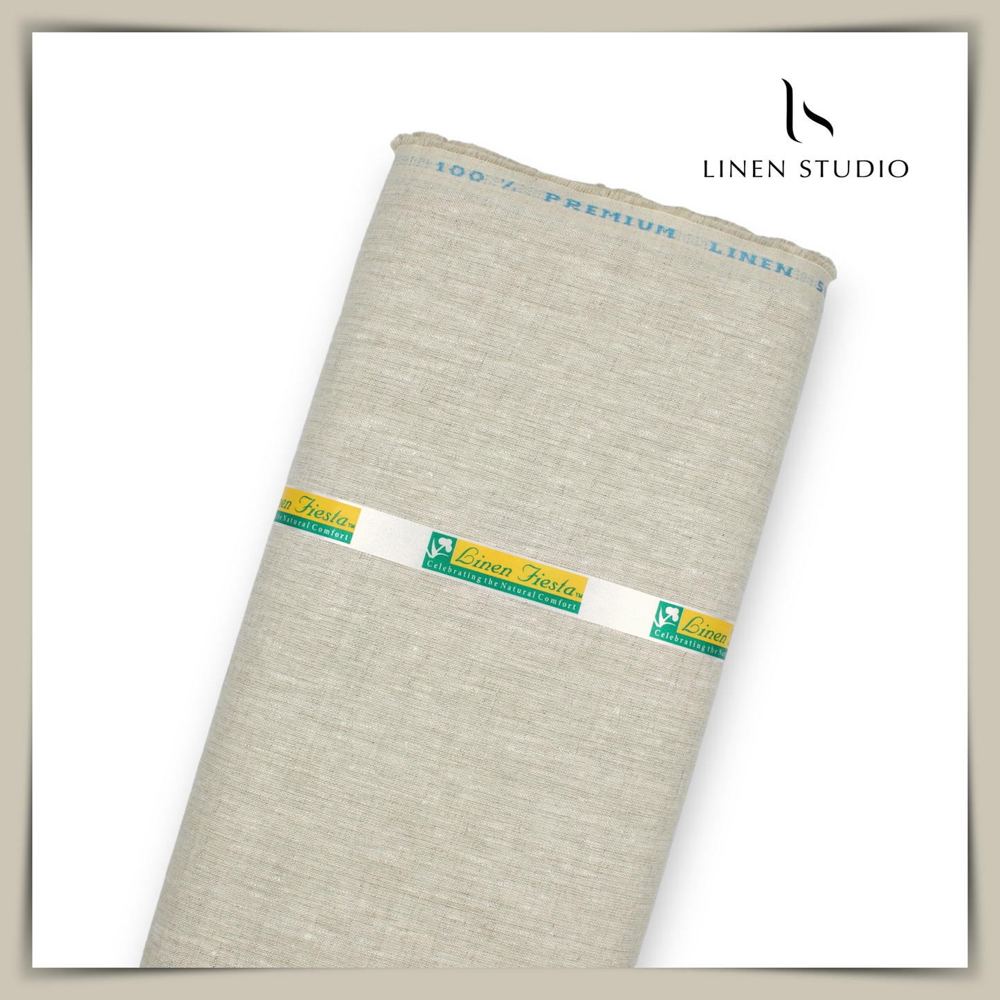 Pure Linen Trouser Fabric - Slub Cross - Linen Studio