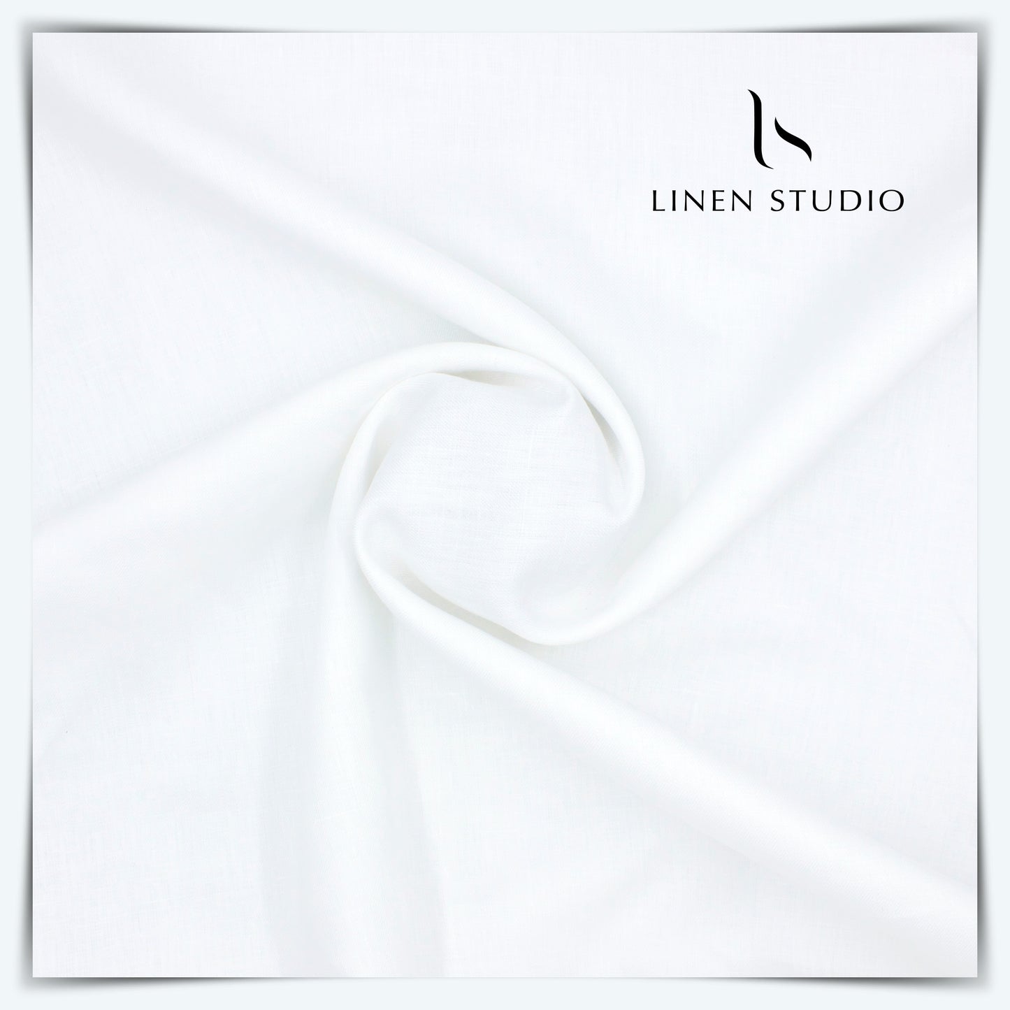 Pure Linen Trouser Fabric - Twill White - Linen Studio