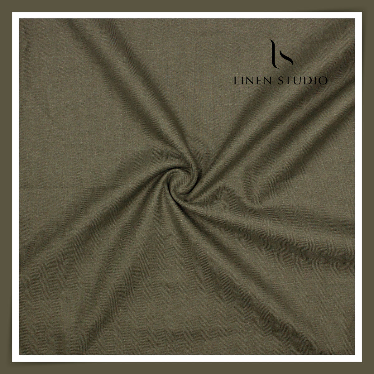 70 CM SUITING - FRENCH LINEN 60 LEA BY VERCELLI ITALY HERRINGBONE EB 104 (FLAT RATE)