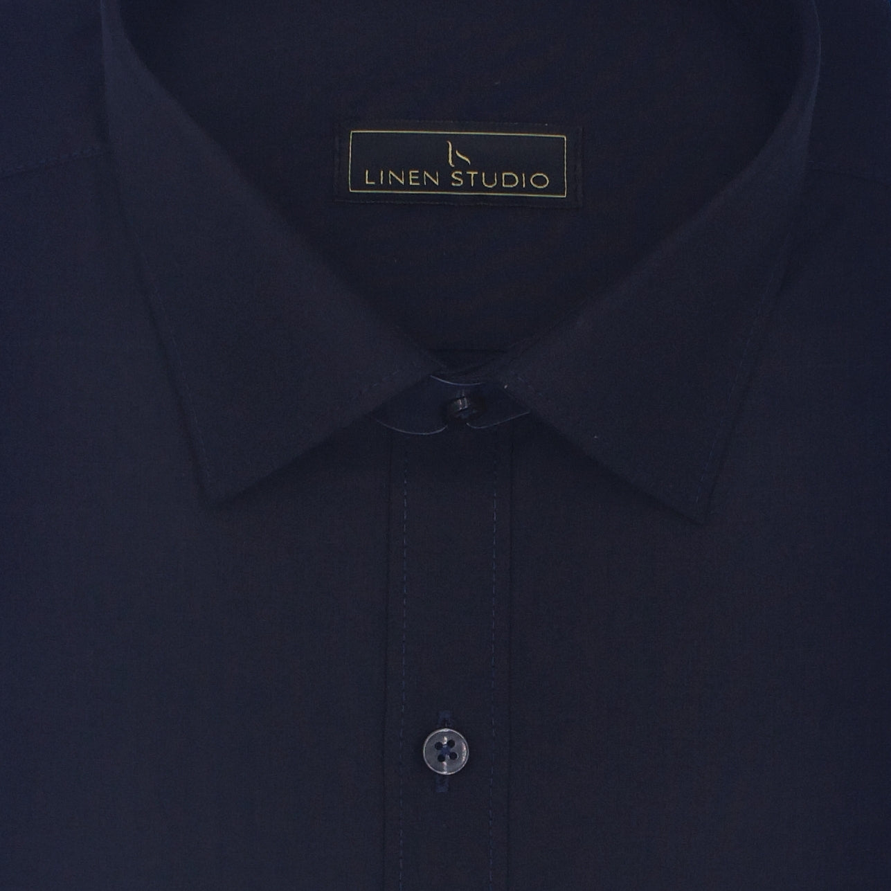 Pure Cotton 40's Count Plain Shirt - Royal Blue - Linen Studio