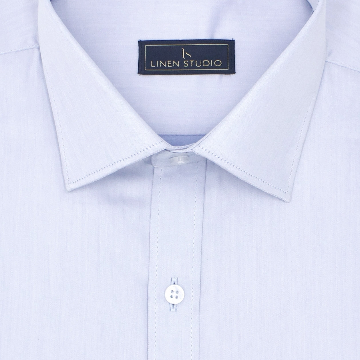 Pure Cotton 100's Count Plain Shirt - Lavender - Linen Studio