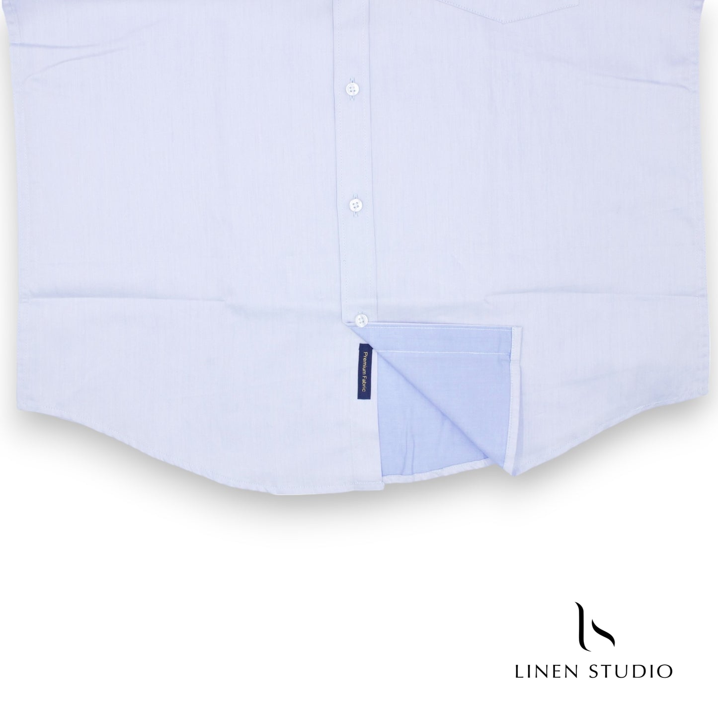 Pure Cotton 100's Count Plain Shirt - Lavender - Linen Studio