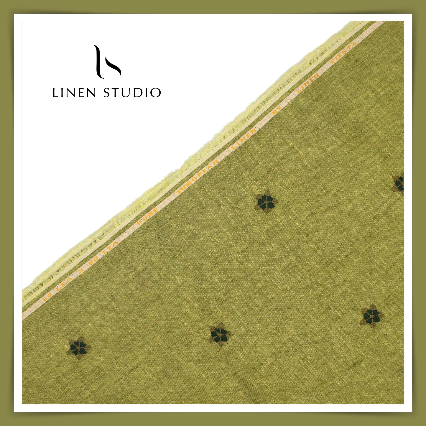 Premium Linen Embroidery - Tara - Linen Studio