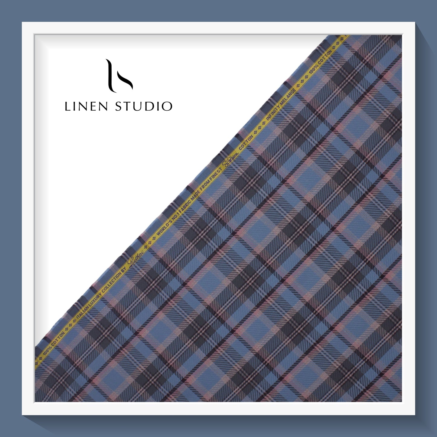 Luthai Young Checks - Premium Supima Cotton - Linen Studio