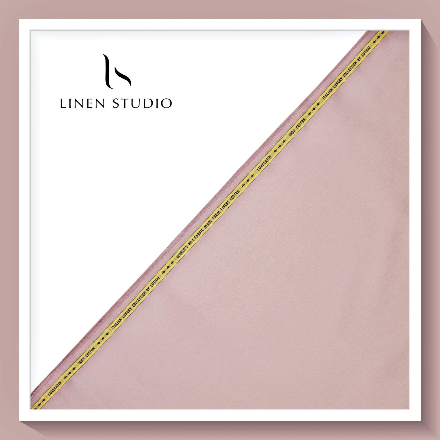 Luthai 100% Luxury Cotton Satin Shirting - Flamingo Pink