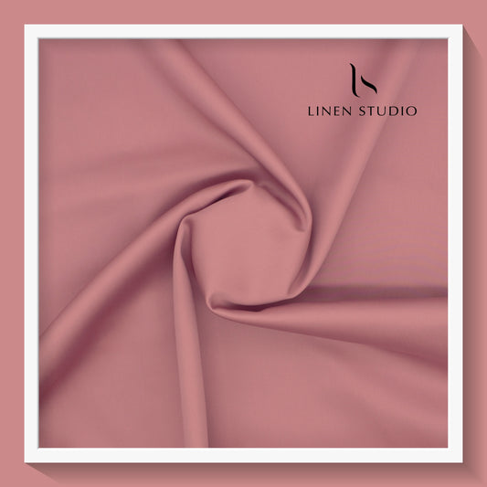 Luthai 100% Luxury Cotton Satin Shirting - Salmon (Highest Selling)