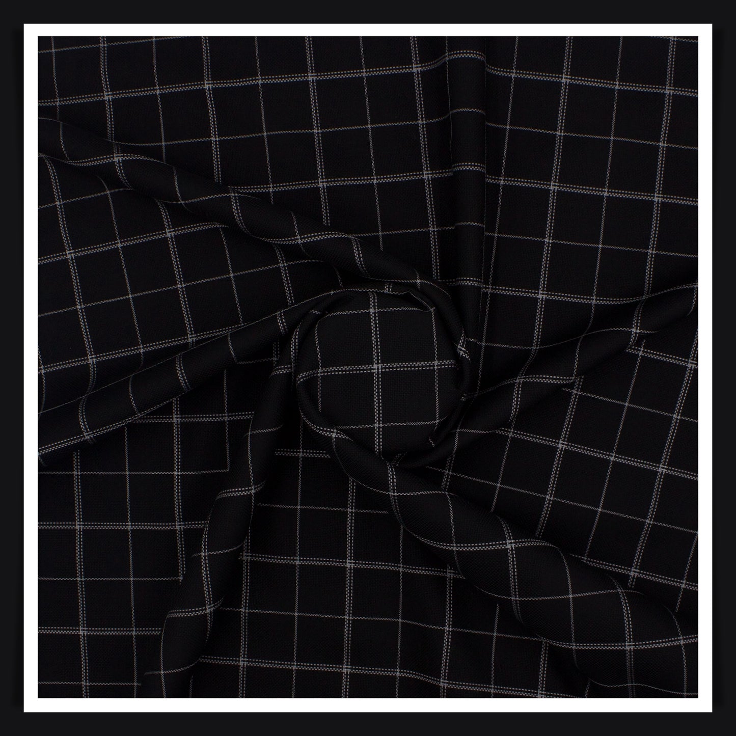 Luthai Graph Checks - Premium Supima Cotton - Linen Studio