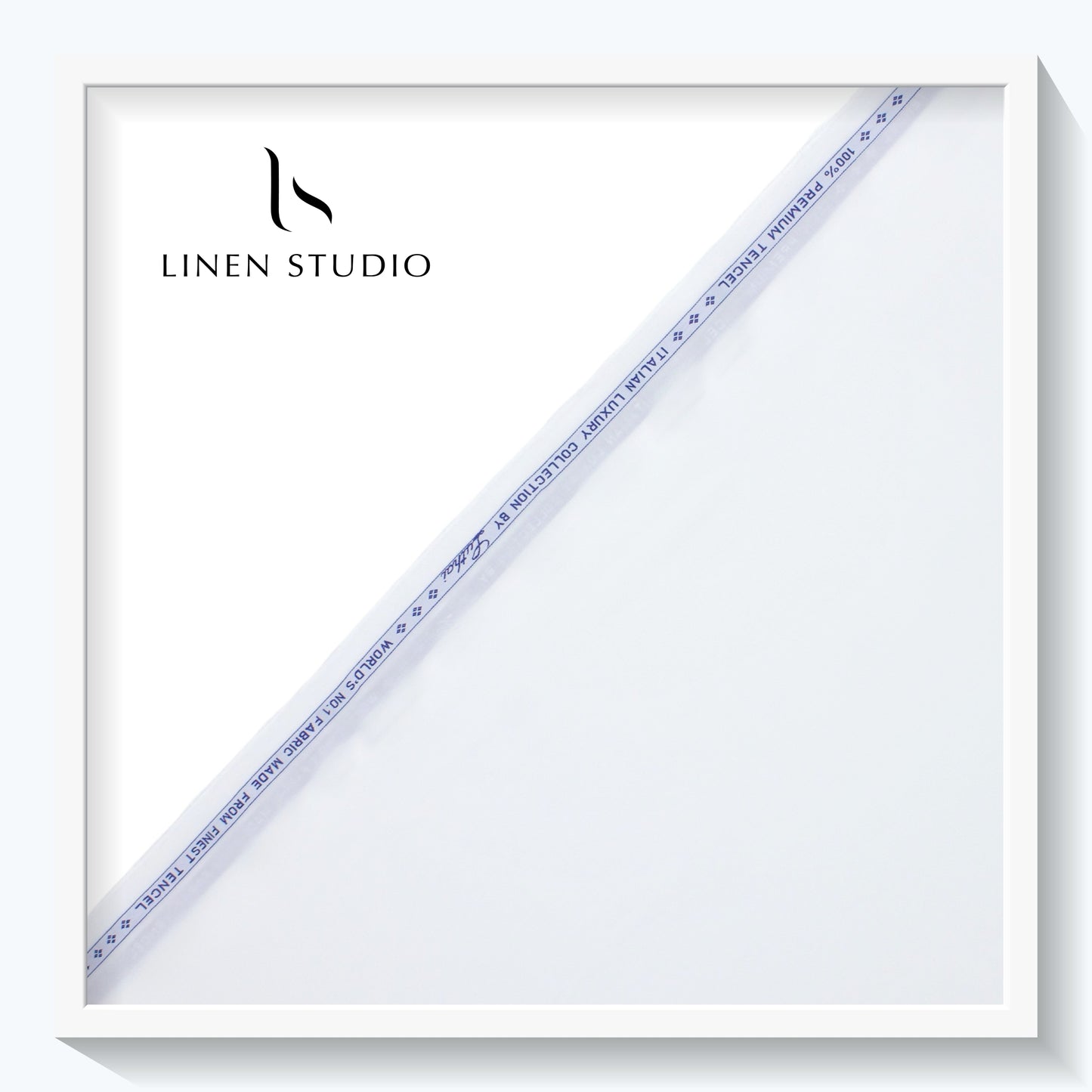Italian Luxury Collection - Tencel by Luthai (Bright White) - Linen Studio