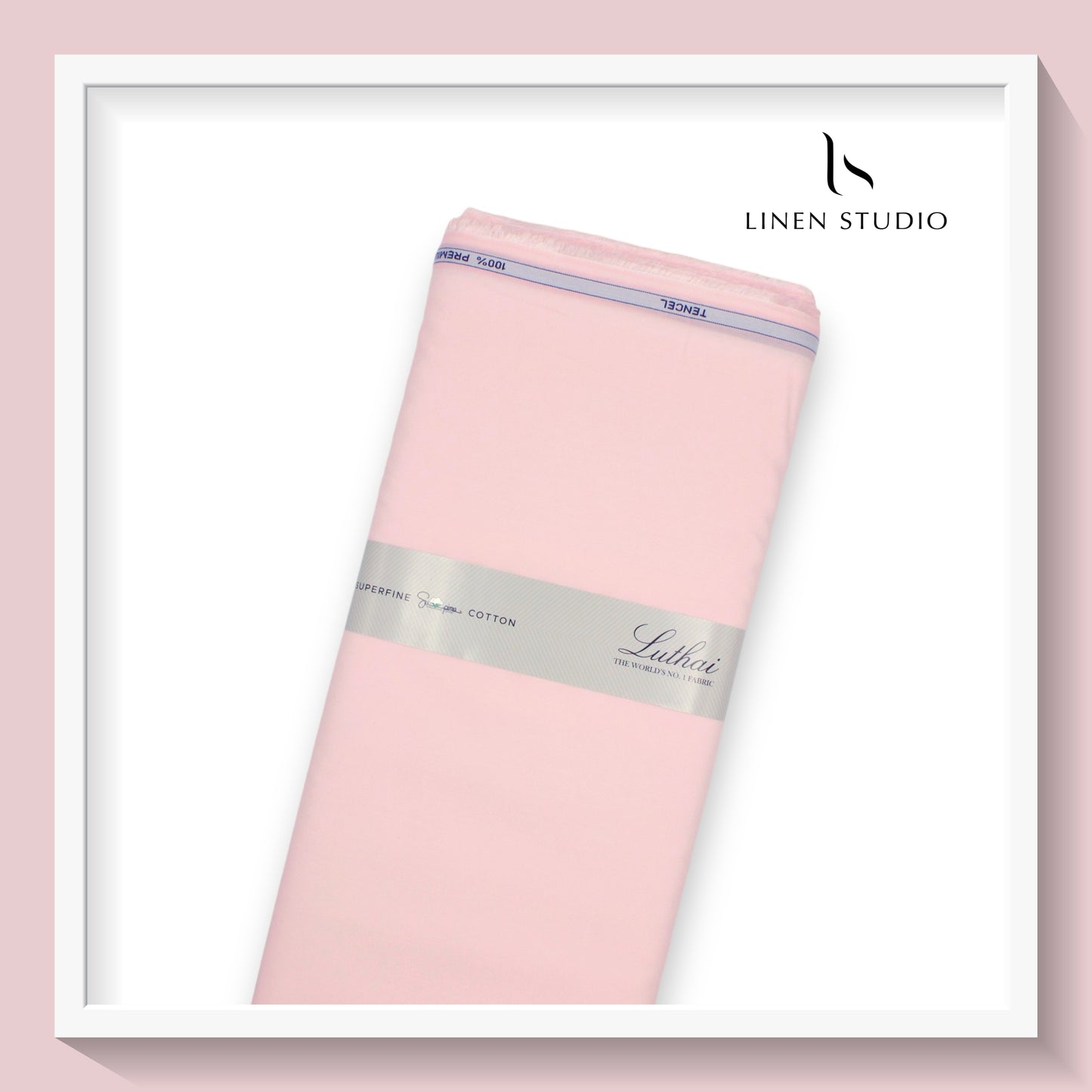 Italian Luxury Collection - Tencel by Luthai (Pink) - Linen Studio