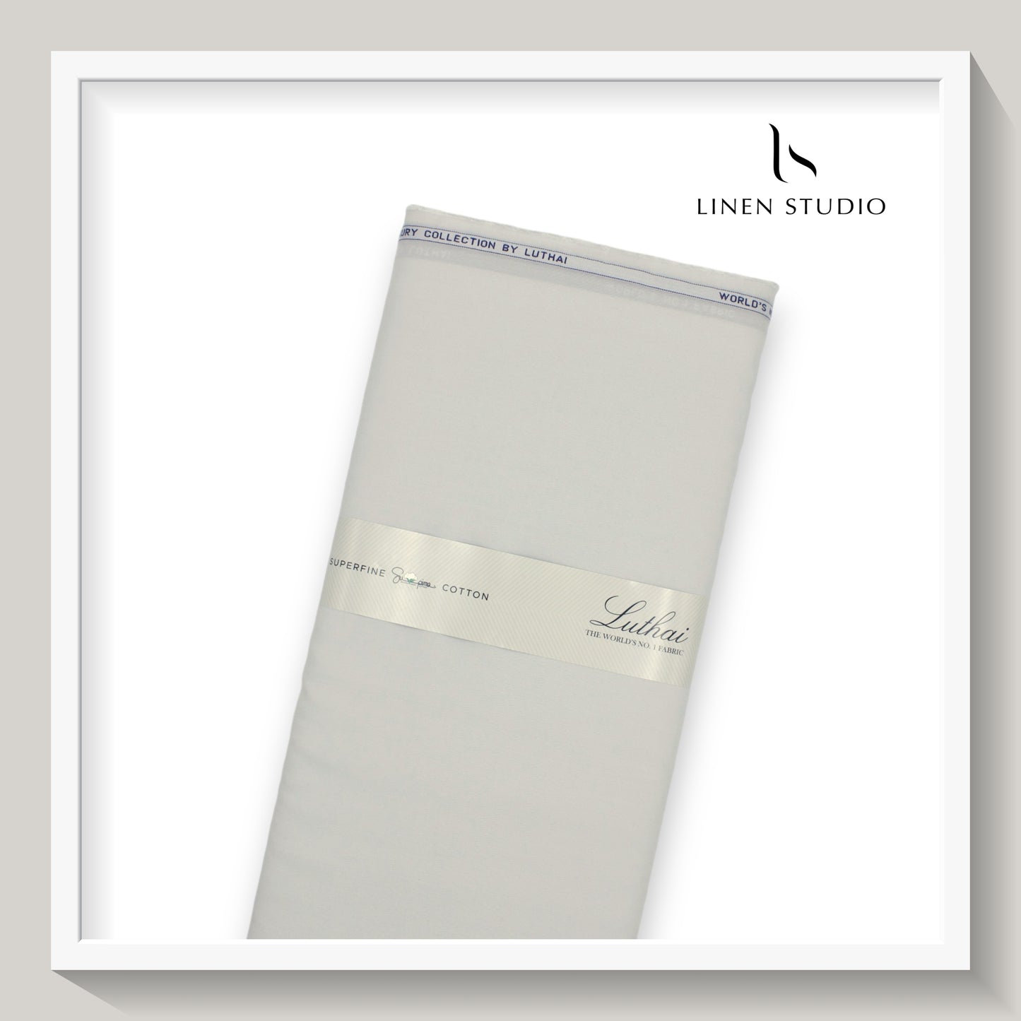 Italian Luxury Collection - Tencel by Luthai (Light Grey) - Linen Studio